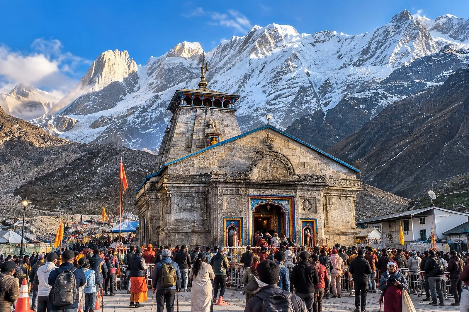 Kedarnath temple Himalayas
